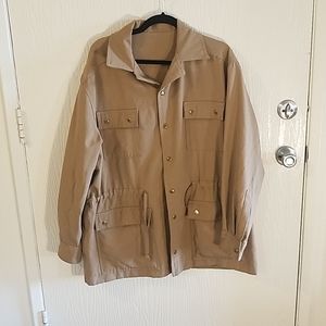 Canvas jacket, tan.